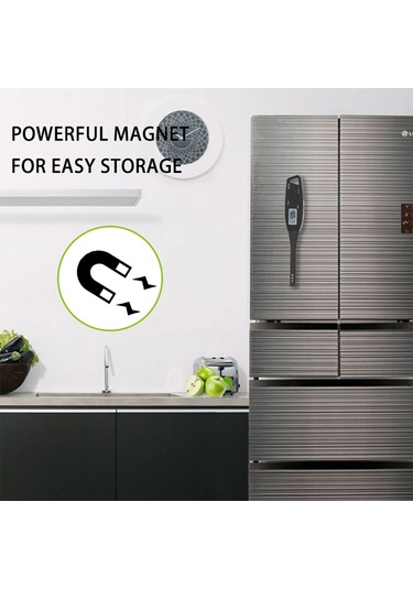 Jeemson Dijital 304 Paslanmaz Çelik İç Pili Ipx6 Su Geçirmez 4 Saniye Hızlı Ölçüm Magnetlı Bbq Pişirme Et Sıcaklık Ölçer Siyah Çok Renkli