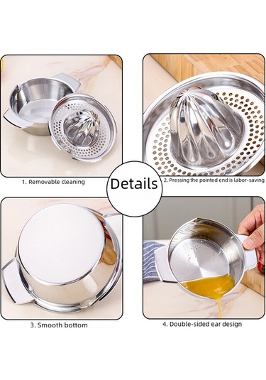 Suofeng 304 Paslanmaz Çelik El Operasyonlu Limon Portakal Sıkacağı - Kompakt Mutfak Meyve Suyu Sıkma Aleti 14cm, Çanta Paketi Diğer Suofeng 304 Paslanmaz Çelik El Operasyonlu Limon Portakal Sıkacağı - Kompakt Mutfak Meyve Suyu Sıkma Aleti 14cm, Çanta Paketi Diğer