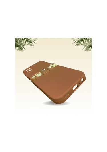 iPhone Uyumlu  14 Kılıf 3d M Bear Kamera Korumalı Silikon Kapak