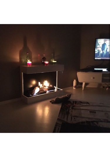 Blueflame Wallfıre 90 Bacasız Şömine