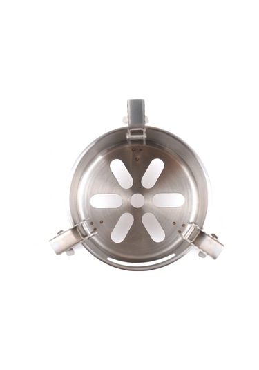 Kosona 201 Çelik Güneşli Odun Fırını, Kamp, Yürüyüş, Piknik İçin Dışarıda Pişirme, Yakıt Gerektirmeyen 16x16x17cm Gümüş