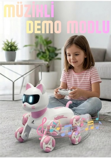 Neocat Robot Kedi Yeşil Karışık