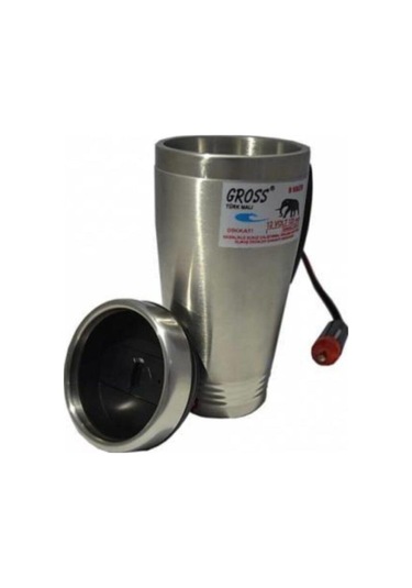Ahmet Otomotiv Gross 12V 500 ML Araç Termosu Su Isıtıcı Krom