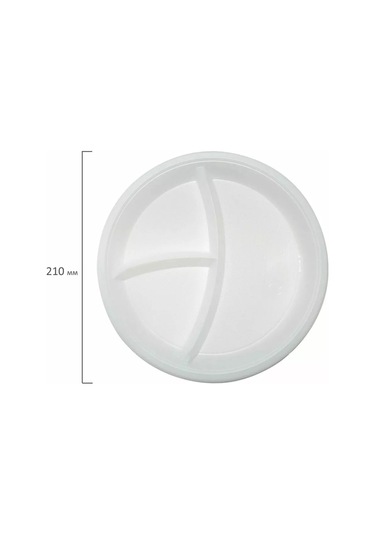 Laıma Tek Kullanımlık Plastik Bölmeli Düz Tabak Mutfak Eşyaları 176391518 Diğer