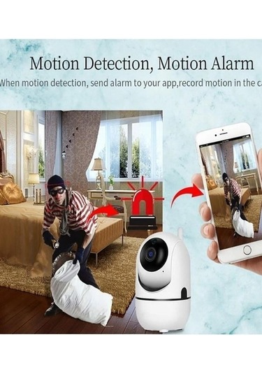 Tosbai 1080P Sesli 360 Derece Güvenlik Bebek Telsizi Kamerası