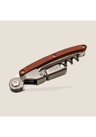 Deejo Waiter's Knife, Coral Wood Kahverengi