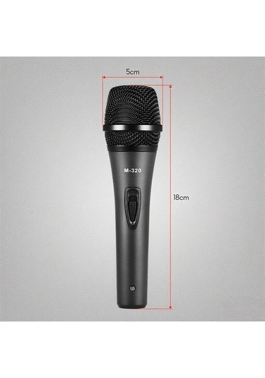 Fortunelane 320 Metal Dinamik Mikrofon: Yüksek Kaliteli Ses, Kalp Formu Yönlendirme, Dayanıklı Yapı, Klüp & Karaoke İçin İдеal
