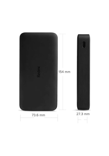 Xiaomi Redmi 20000 mAh Usb-C 18W Hızlı Şarj Cihazı Powerbank
