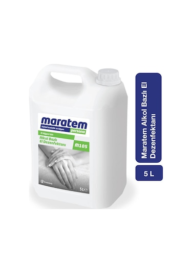 Eczacıbaşı Maratem M105 Alkol Bazlı El Dezenfektanı 5 Litre