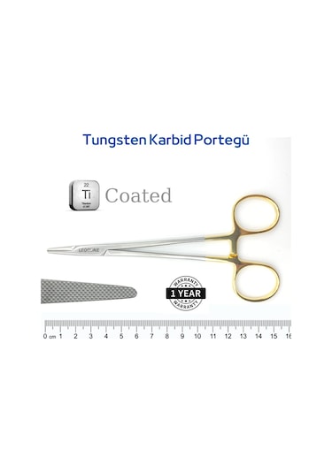Leobone Surgical TC Needle Holder & Portegü Tungsten Karbid