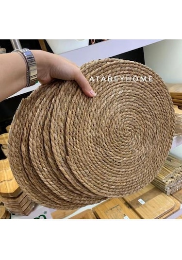 BAMBUM  Laus - Servis Hasır Yuvarlak 33 CM