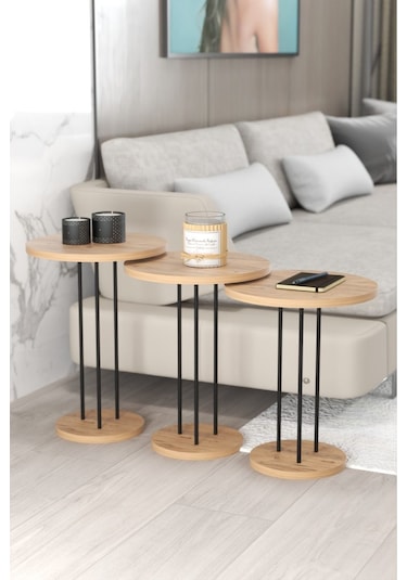 Zigon Sehpa Terra Atlantik Çam