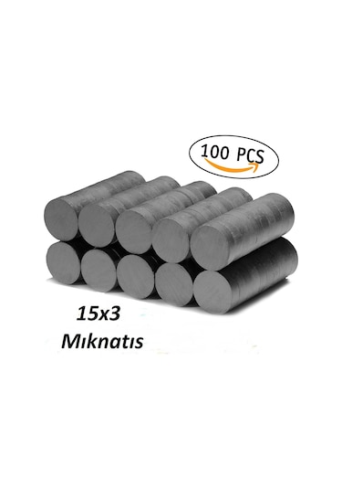 100 Adet 15X3 Yuvarlak Mıknatıs - Kına Sünnet Süsleme Mıknatısı 253918290