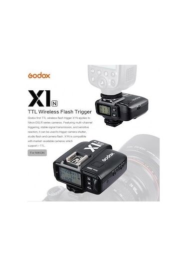 Godox X1Nikon Ttl Wireless Flash Trigger 1/8000S Radyo Kanallı T