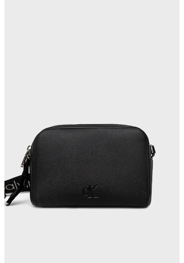 Calvin Klein Logolu Ayarlanabilir Askılı Çanta LV04K3124GUB1 Bayan ÇANTA LV04K3124G UB1 Siyah