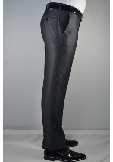 Erkek Battal Klasık Linens Kumaş Pantolon Siyah