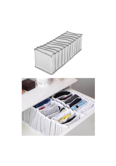 Akordiyon Çekmece Düzenleyici Organizer 11 Gözlü Renkli