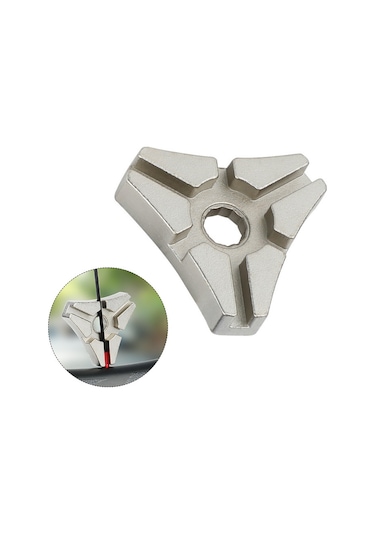 Monyee Mountain Bike Tel Ayar Aleti, 6-uçlu Üçgen Tasarım, Dayanıklı Çelik, Profesyonel Tamir Araçları Gümüş Gümüş