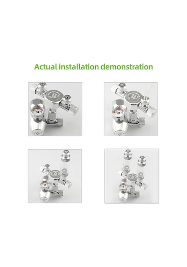 Xiyyadms Çoklu Akvaryumlar İçin Hassas Co2 Ayarlı Mikro Valf W02-02 - İki Yollu Co2 Dağıtıcı