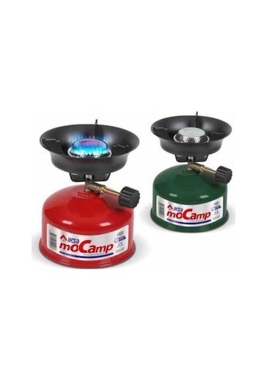 İksa Mocamp Taşınabilir Çakmak Gazlı Kamp Ocağı Kırmızı