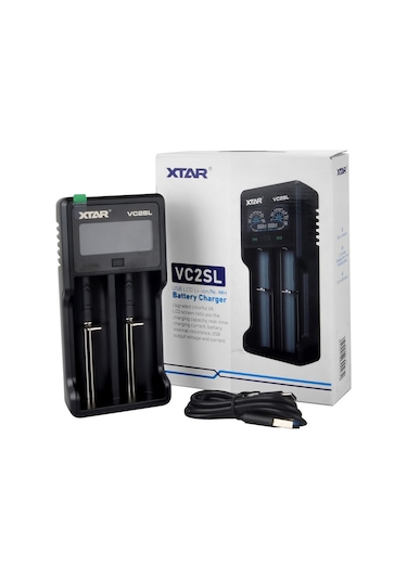 Xtar Vc2sl - Taşınabilir Lcd Ekranlı Li-ion/ni-mh/ni-cd Pil Şarj
