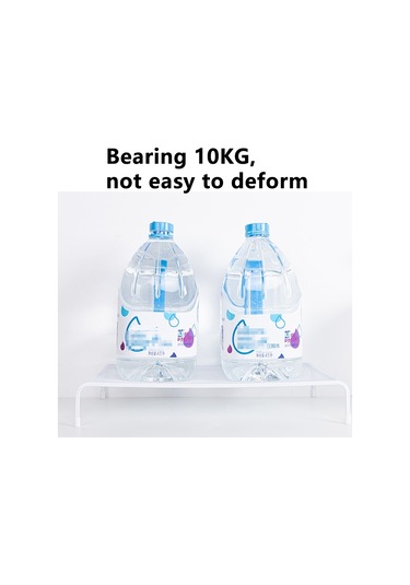 Sones Bilgisayar Yükseltilmiş Raf Monitör Braketi Depolama Rafı, Stil: Tek Katmanlı Beyaz