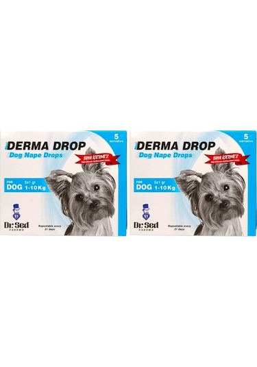 1 10 Kg Köpekler İçin Bitkisel Bakım Damlaları 5 X 1 Ml Şase 2 Kutu