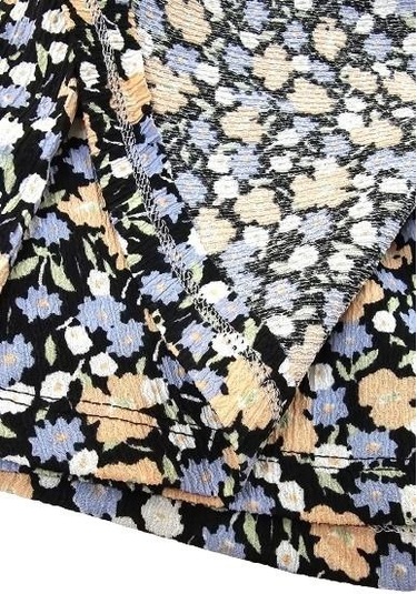 Çiçekli Şort Etekli Kız Çocuk Takım St07572 Siyah