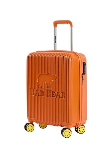 Bad Bear Logo Suitcase 23.01.80.003t Turuncu Kabin Boy Valiz 40lt Turuncu