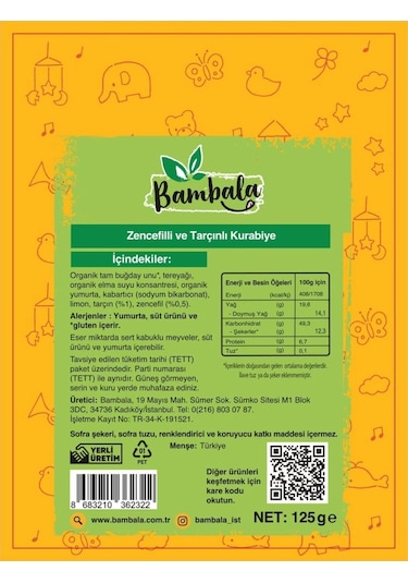 Zencefilli-tarçınlı Kurabiye 2x 125g