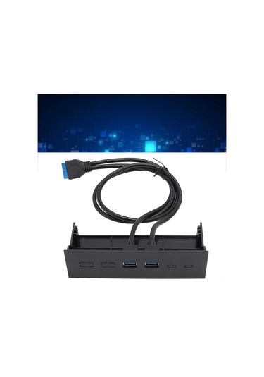 Tenfowee 5.25 İnç Usb 3.0 Bilgisayar Ön Paneli Hub - 2 Portlu Optik Sürücü Bölgesi Genişletme, 5gbps Hızlı Veri Transferi, Kolay Kurulum