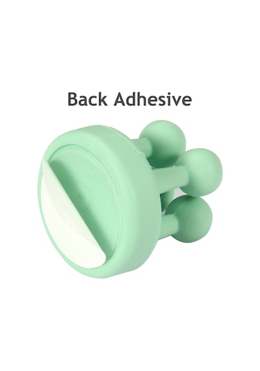 Suofeng Mountain Grey Silikon Liçinli Güçlü Çekimli Duvar Kanca, İz Olmadan, Ofis İçin, 3 Adet Siyah