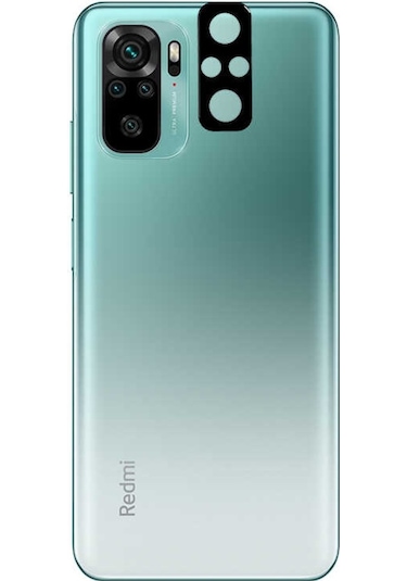 Xiaomi Redmi Note 10 Zore 3D Kamera Camı Siyah