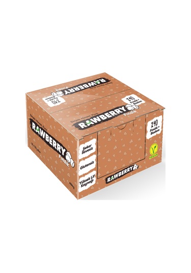 Rawberry Fındıklı Vegan Glutensiz Şeker İlavesiz Kuruyemiş Bar 15 x 33 G