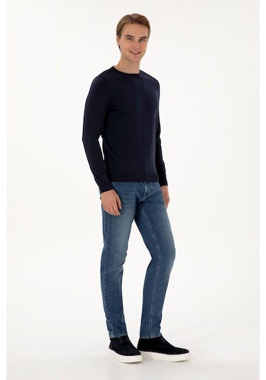 U.s. Polo Assn. Erkek Lacivert Kazak /triko 50307779-vr033 Lacivert