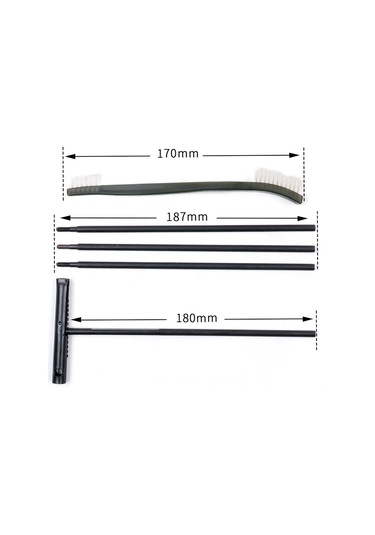 Tenfowee "11 Parçalı Pratik Mutfak Temizlik Seti - Çift Taraflı Fırça, Yağ Şişesi Ve Taşıma Çantası Dahil"