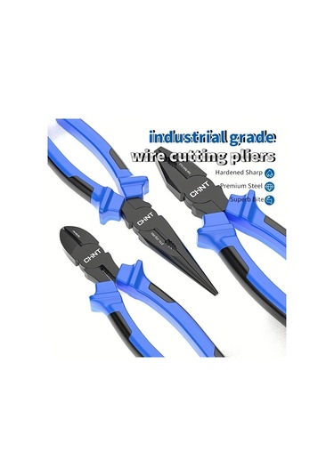 Xuweiwei 6 Inç Tel Makas Ve Çok Amaçlı Uç Pens %30 Kaldıraçlı Kaymaz Saplı Çelik