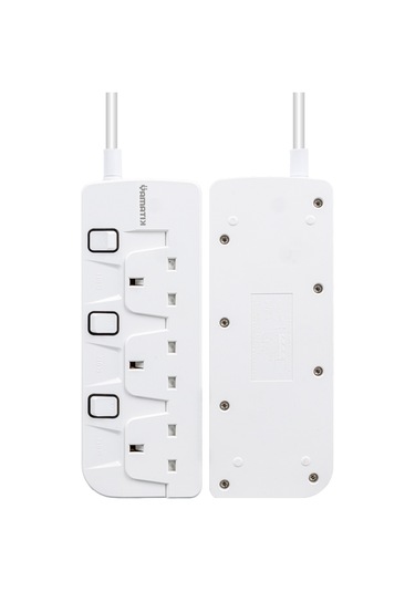 3lü Ayrı Anahtarlı İngiliz Soket 2 Metre Termal Akım Korumalı Gru Diğer