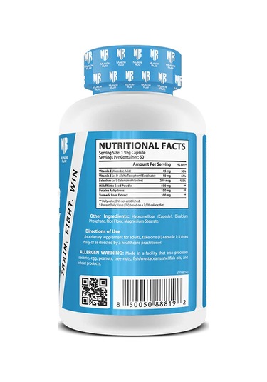 Muscle Rulz Lıver Detox Milk Thistle Betaine Turmeric Selenium