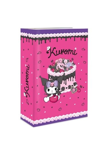 Kuromi Figürlü Çelik Kilitli Pembe Mor Para Kasası