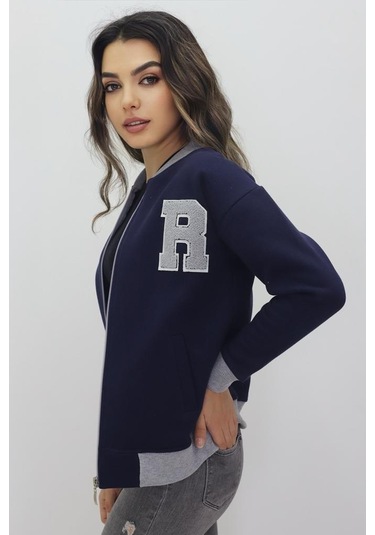 Gala Unisex Fermuarlı Kız Erkek Kolej Ceket 001