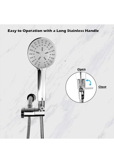 Vkemall 304 Paslanmaz Çelik 1/2" Npt İç-dış Dişli, Su Akışı Kontrol Valfi, Paslanmaz Çelik Kolu, Rustsuz, 1/4 Devir Kapatma