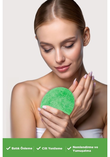 Aloevera Özlü Batık Ve Çilek Bacak Onarımına Yardımcı Doğal Süngerli Sabun 130gr Aloe Vera