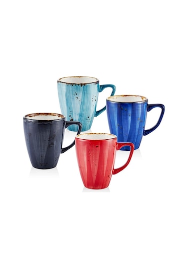 The Mia Porselen 4lü Kupa Seti - 250 Cc Kpa0089