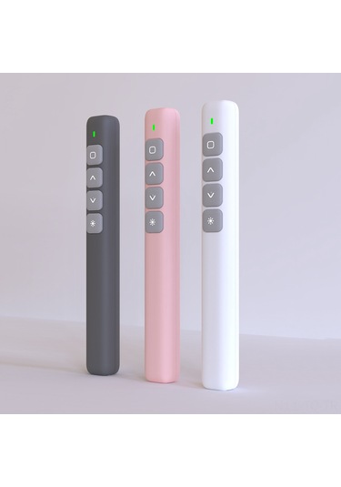 Skycity 2.4g Kablosuz Ppt Laser Sayfa Değiştirici, 100m Uzaktan Kumanda, Kırmızı Işık Gösterici, Usb Alıcı İle Uyumlu, Beyaz