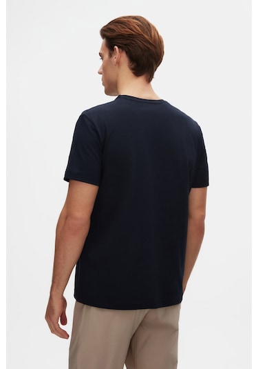 D's Damat Ds Damat Relaxed Fit Lacivert %100 Pamuk T-shirt 6hc14ort02005 Lacivert