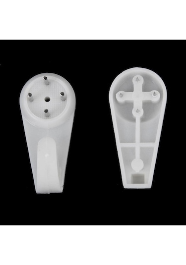 Dancemonkey Adet Beyaz Plastik Kare Kanca Küçük Askısı Banyo 4 Pin M Kullanın Gümüş Altın