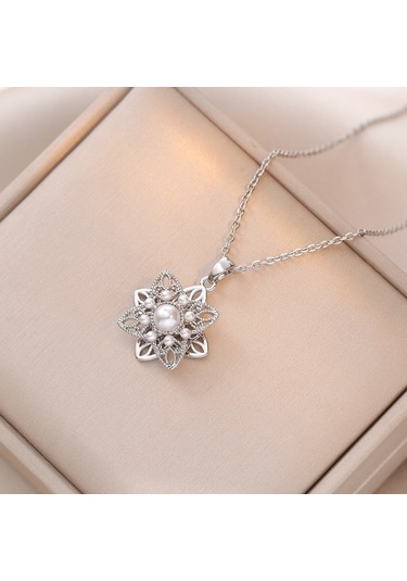 Bayan Kolye: Moda Estetiği Titanyum Çelik Kolye No.310 Çok REnkli