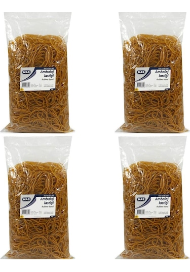 Mas 365 Midi Ambalaj Lastiği %100 Kauçuk 500 Gram Poşet - 4 Paket