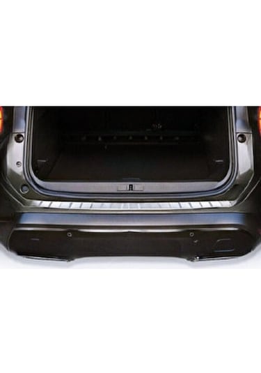 Citroen C5 Aircross Krom Arka Tampon Üstü Koruma 2018 Paslanmaz Çelik